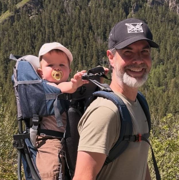 Cory Salisbury, Realtor with KW Westfield, hiking the Wasatch Front with his daughter